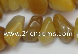 CCH271 34 inches 8*12mm yellow aventurine chips gemstone beads wholesale