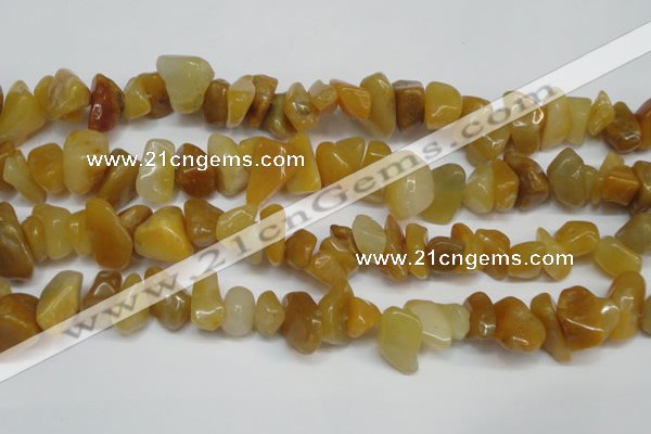 CCH271 34 inches 8*12mm yellow aventurine chips gemstone beads wholesale