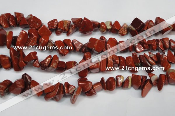 CCH275 34 inches 8*12mm red jasper chips gemstone beads wholesale