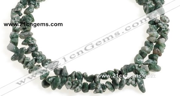 CCH29 35 inches dalmatian jasper chips gemstone beads wholesale