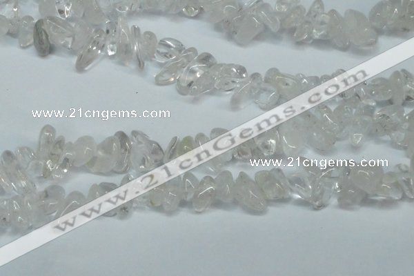 CCH290 34 inches 8*12mm white crystal chips gemstone beads wholesale