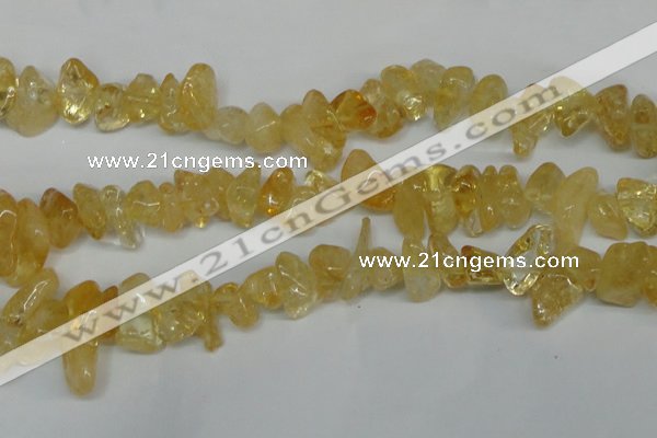 CCH292 34 inches 8*12mm citrine chips gemstone beads wholesale