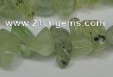 CCH293 34 inches 8*12mm green rutilated quartz chips beads wholesale