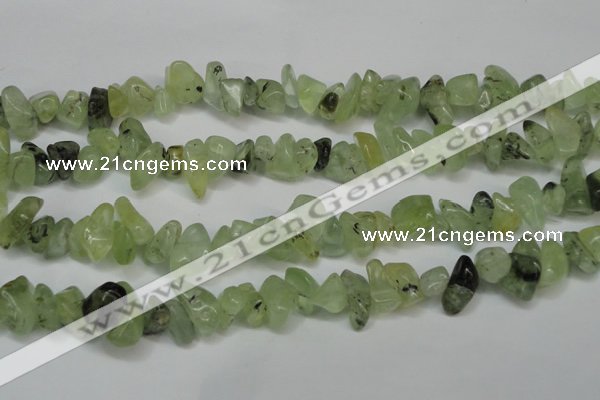 CCH293 34 inches 8*12mm green rutilated quartz chips beads wholesale