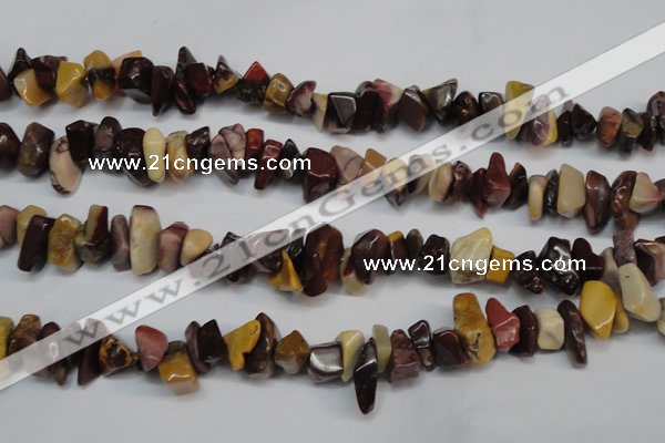 CCH297 34 inches 8*12mm mookaite chips gemstone beads wholesale