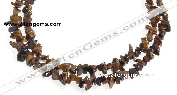 CCH30 34 inches tigers Eye chips gemstone beads wholesale