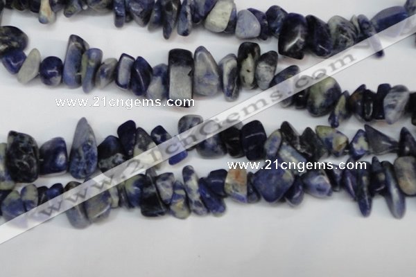 CCH300 34 inches 8*12mm sodalite chips gemstone beads wholesale