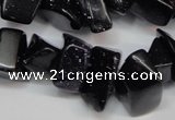 CCH302 34 inches 8*12mm blue goldstone chips gemstone beads wholesale