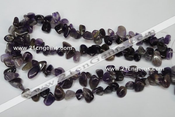 CCH316 15.5 inches 10*15mm amethyst chips gemstone beads wholesale