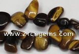 CCH327 15.5 inches 10*15mm tiger eye chips gemstone beads wholesale