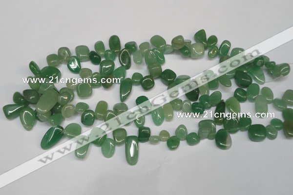 CCH329 15.5 inches 10*15mm green aventurine chips beads wholesale