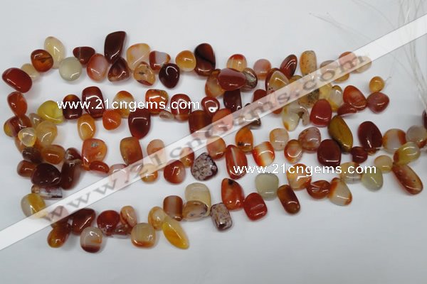 CCH333 15.5 inches 10*15mm red agate chips gemstone beads wholesale