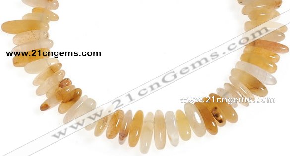 CCH36 16 inches topaz chips gemstone beads wholesale