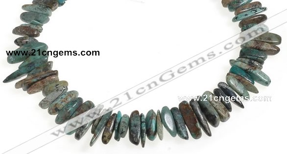 CCH38 16 inches turquoise chips gemstone beads wholesale