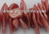 CCH401 15.5 inches 15*28mm - 18*35mm argentina rhodochrosite chips beads