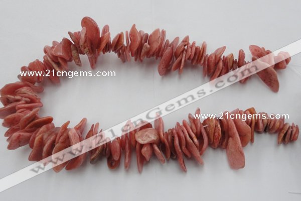 CCH401 15.5 inches 15*28mm - 18*35mm argentina rhodochrosite chips beads