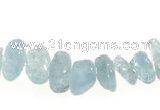 CCH43 16 inches aquamarine chips gemstone beads wholesale