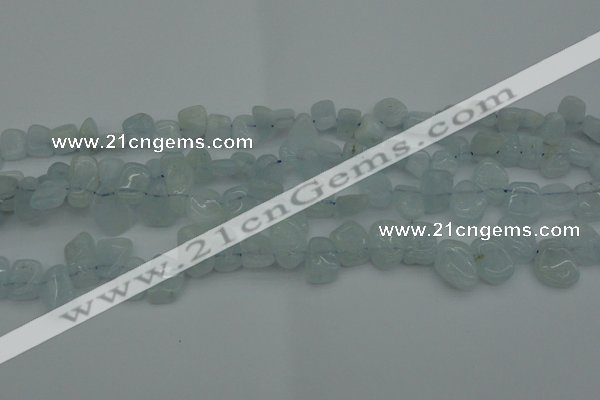 CCH606 15.5 inches 8*12mm - 10*15mm aquamarine chips gemstone beads