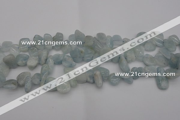 CCH608 15.5 inches 10*14mm - 15*20mm aquamarine chips gemstone beads