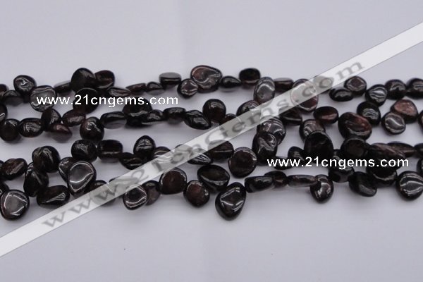 CCH617 15.5 inches 6*8mm - 10*14mm garnet chips gemstone beads