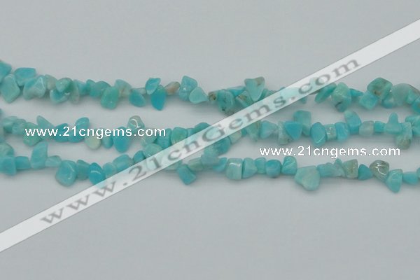 CCH631 15.5 inches 6*8mm - 10*14mm Peru amazonite chips beads