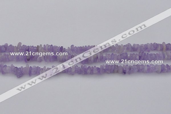 CCH647 15.5 inches 4*6mm - 5*8mm lavender amethyst chips beads