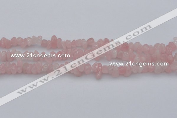 CCH654 15.5 inches 8*12mm - 10*14mm rose quartz chips beads