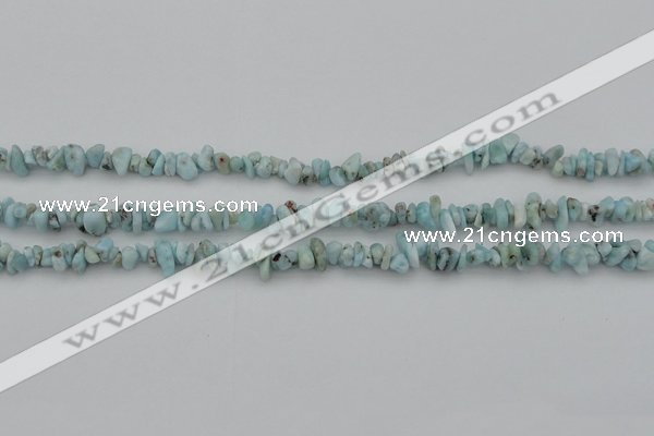 CCH661 15.5 inches 4*6mm - 5*8mm larimar gemstone chips beads