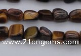 CCH670 15.5 inches 5*8mm - 6*10mm yellow tiger eye chips beads