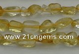 CCH672 15.5 inches 4*6mm - 5*8mm citrine gemstone chips beads