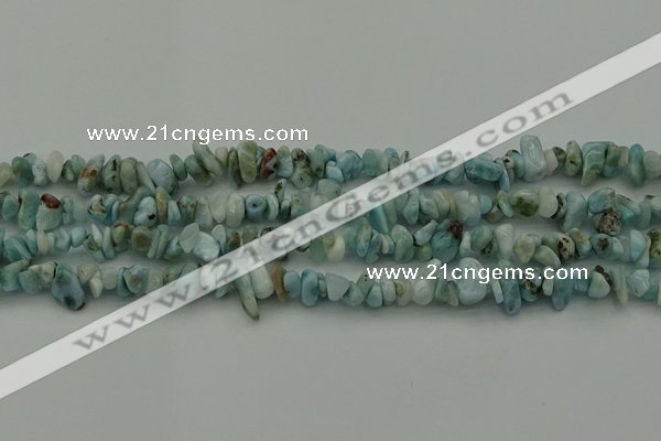 CCH676 15.5 inches 4*6mm - 5*8mm larimar gemstone chips beads