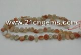 CCH680 15.5 inches 8*10mm - 13*18mm sunstone chips beads wholesale