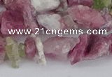 CCH706 15.5 inches 6*8mm - 10*14mm pink tourmaline chips beads