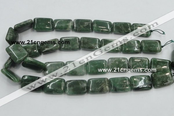 CCJ01 15.5 inches 18*25mm rectangle natural African jade beads wholesale