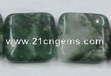 CCJ04 15.5 inches 25*25mm square natural African jade beads wholesale