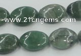 CCJ05 15.5 inches 13*18mm oval natural African jade beads wholesale