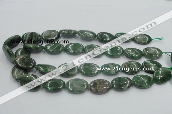 CCJ06 15.5 inches 18*25mm oval natural African jade beads wholesale