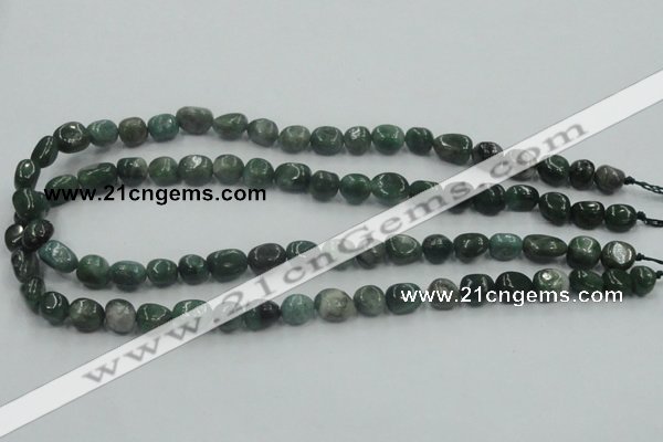 CCJ11 15.5 inches 8*12mm nugget natural African jade beads wholesale