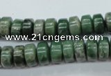 CCJ16 15.5 inches 6*10mm tyre natural African jade beads wholesale