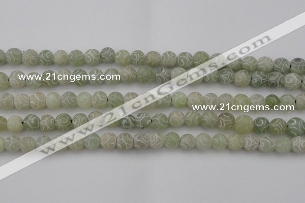 CCJ202 15.5 inches 8mm round China jade beads wholesale