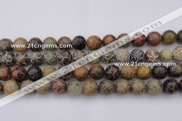 CCJ215 15.5 inches 14mm round China jade beads wholesale