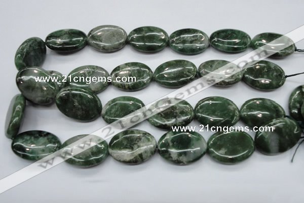 CCJ23 15.5 inches 22*30mm oval natural African jade beads wholesale