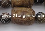 CCJ236 15.5 inches 22*28mm carved buddha China jade beads