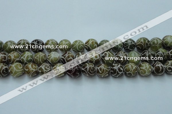 CCJ305 15.5 inches 14mm round China jade beads wholesale