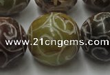 CCJ309 15.5 inches 24mm round China jade beads wholesale