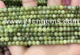 CCJ330 15.5 inches 4mm round green China jade beads wholesale