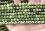 CCJ331 15.5 inches 6mm round green China jade beads wholesale