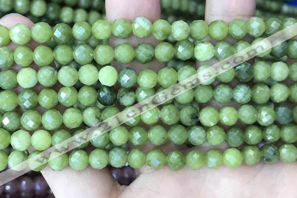 CCJ370 15.5 inches 6mm faceted round China jade beads wholesale