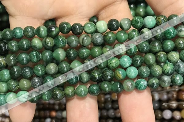 CCJ401 15.5 inches 6mm round west African jade beads wholesale