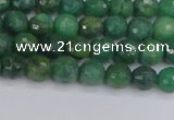 CCJ410 15.5 inches 4mm faceted round west African jade beads